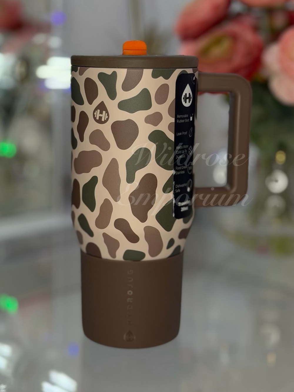 Hydrojug Duck Camo hunter woods kids Traveler tumbler 20oz NWT